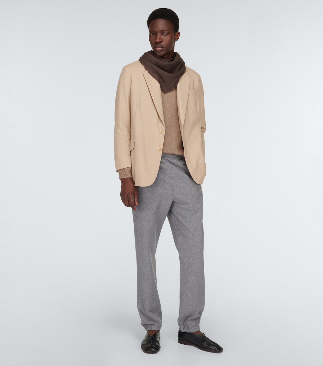 Auralee Super Milled sweatpants - Detail 2