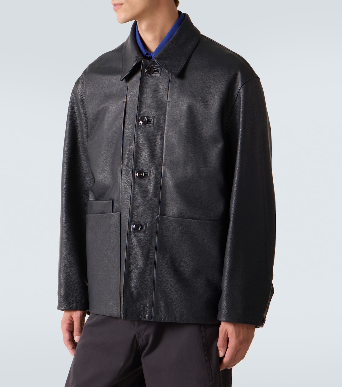 Lemaire Leather jacket - Detail 3