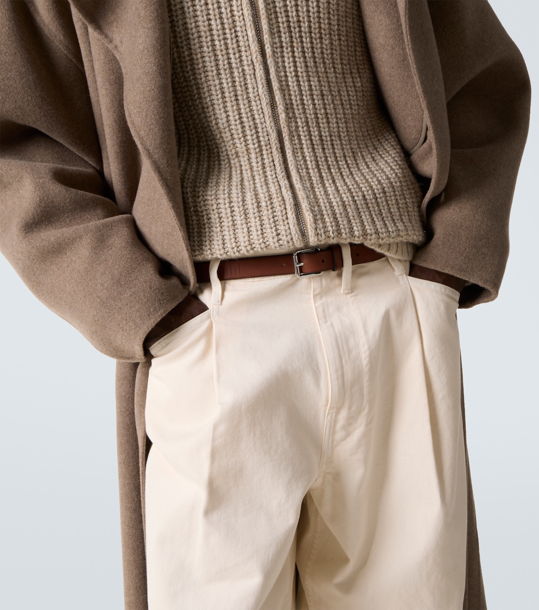 Lemaire Rail leather belt - Detail 2