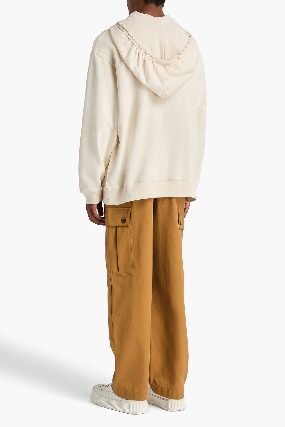 Dries Van Noten Haxel French cotton-terry hoodie - Detail 4