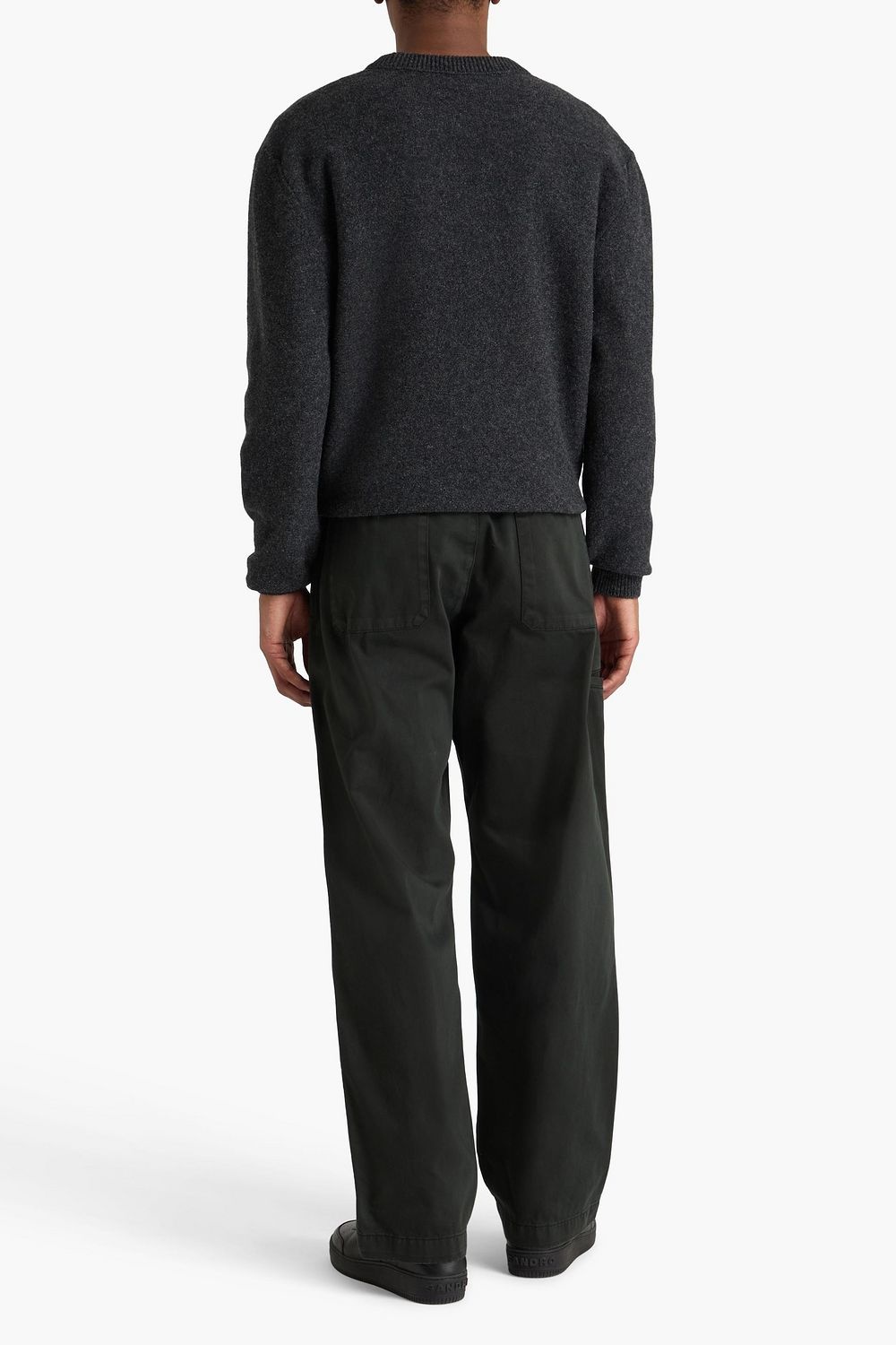 Lemaire Belted cotton-sateen cargo pants - Detail 4