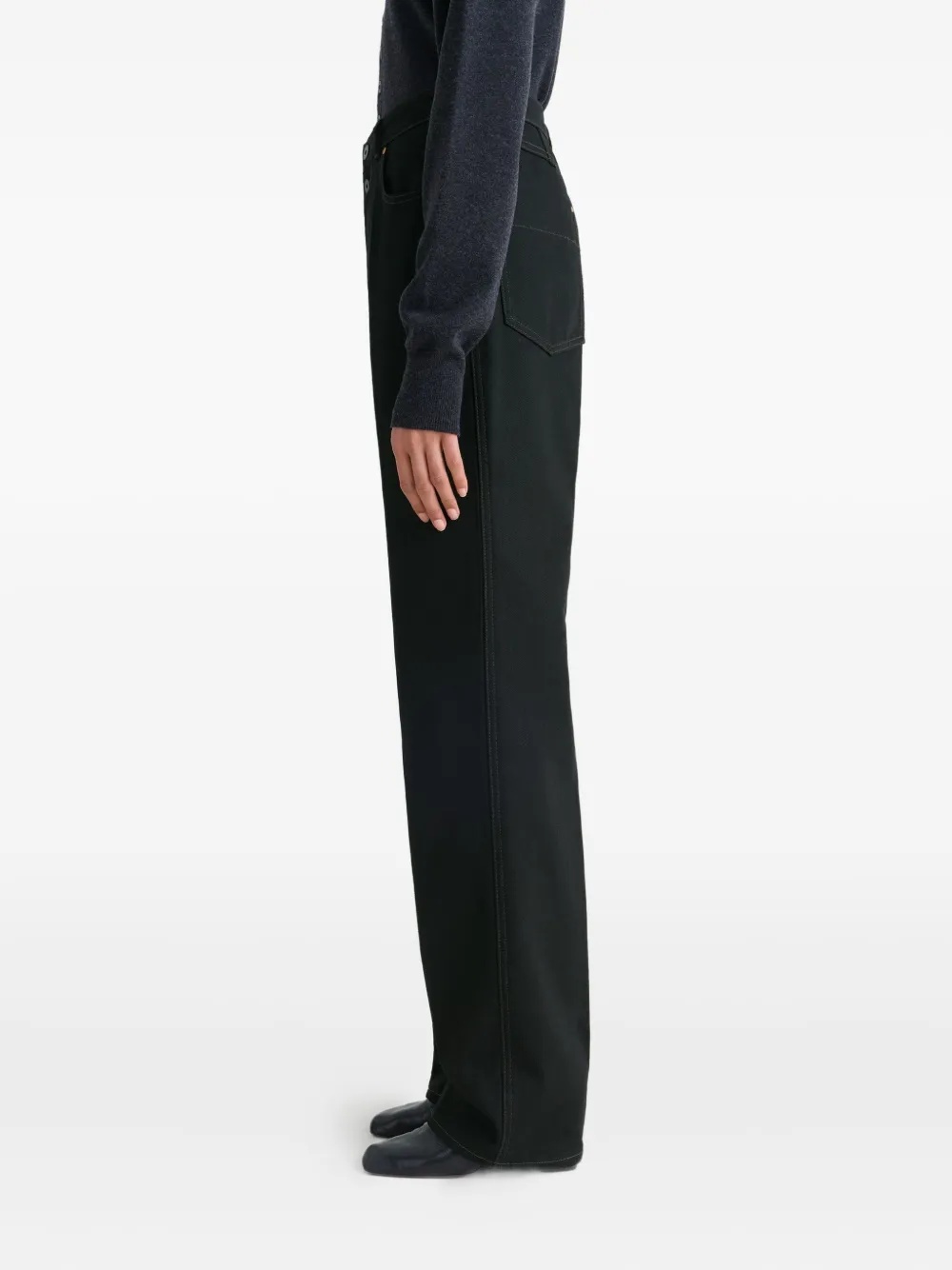 Lemaire Crease High-waisted Jeans - Detail 3