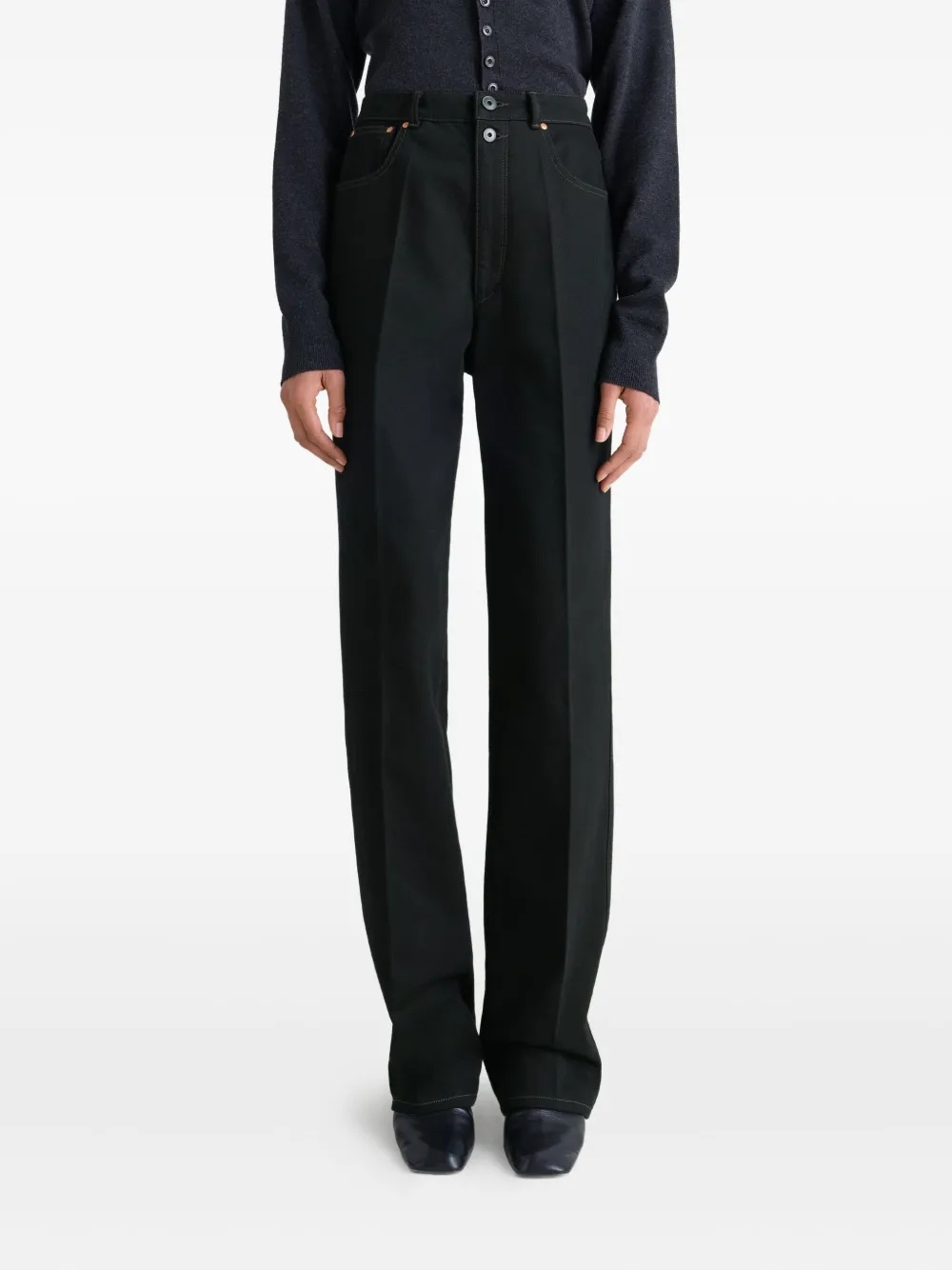 Lemaire Crease High-waisted Jeans - Detail 4