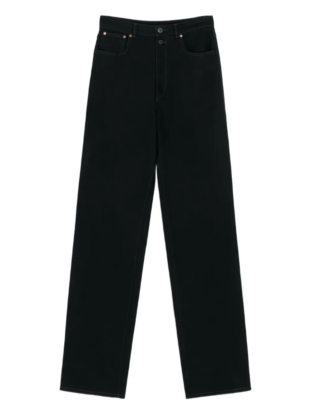 Lemaire Crease High-Waisted Jeans
