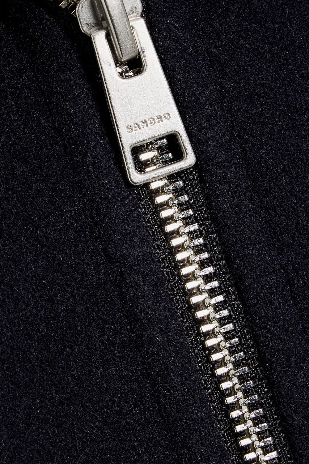 Sandro Wool-blend felt hooded jacket - Detail 3