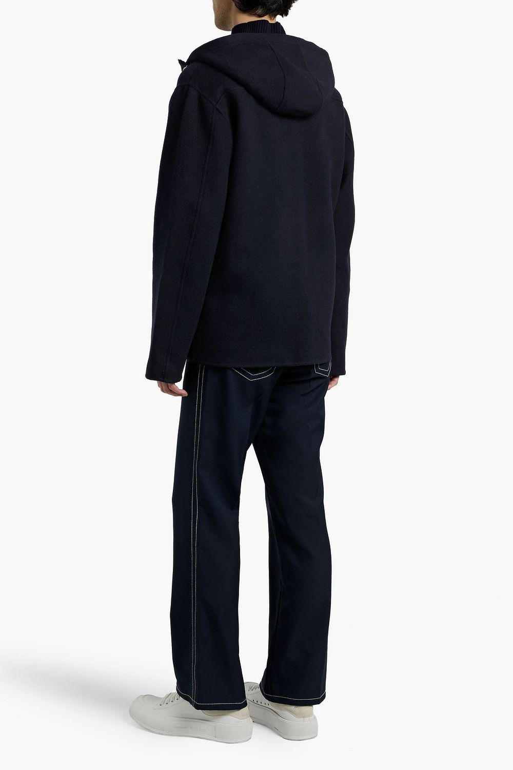 Sandro Wool-blend felt hooded jacket - Detail 4