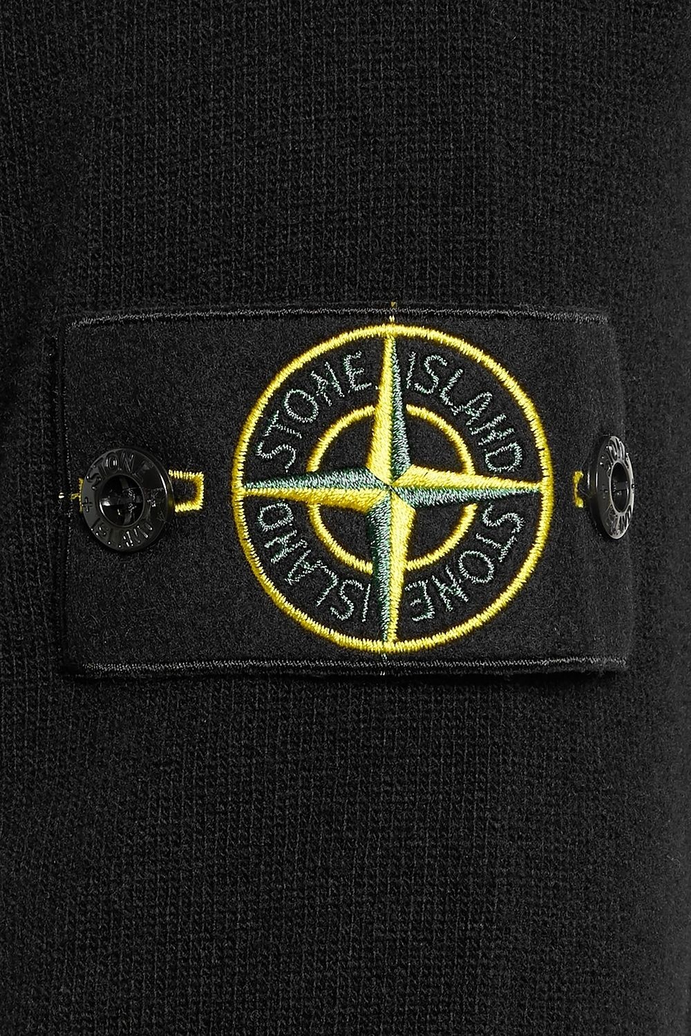 Stone Island Appliquéd Wool Sweater - Detail 3