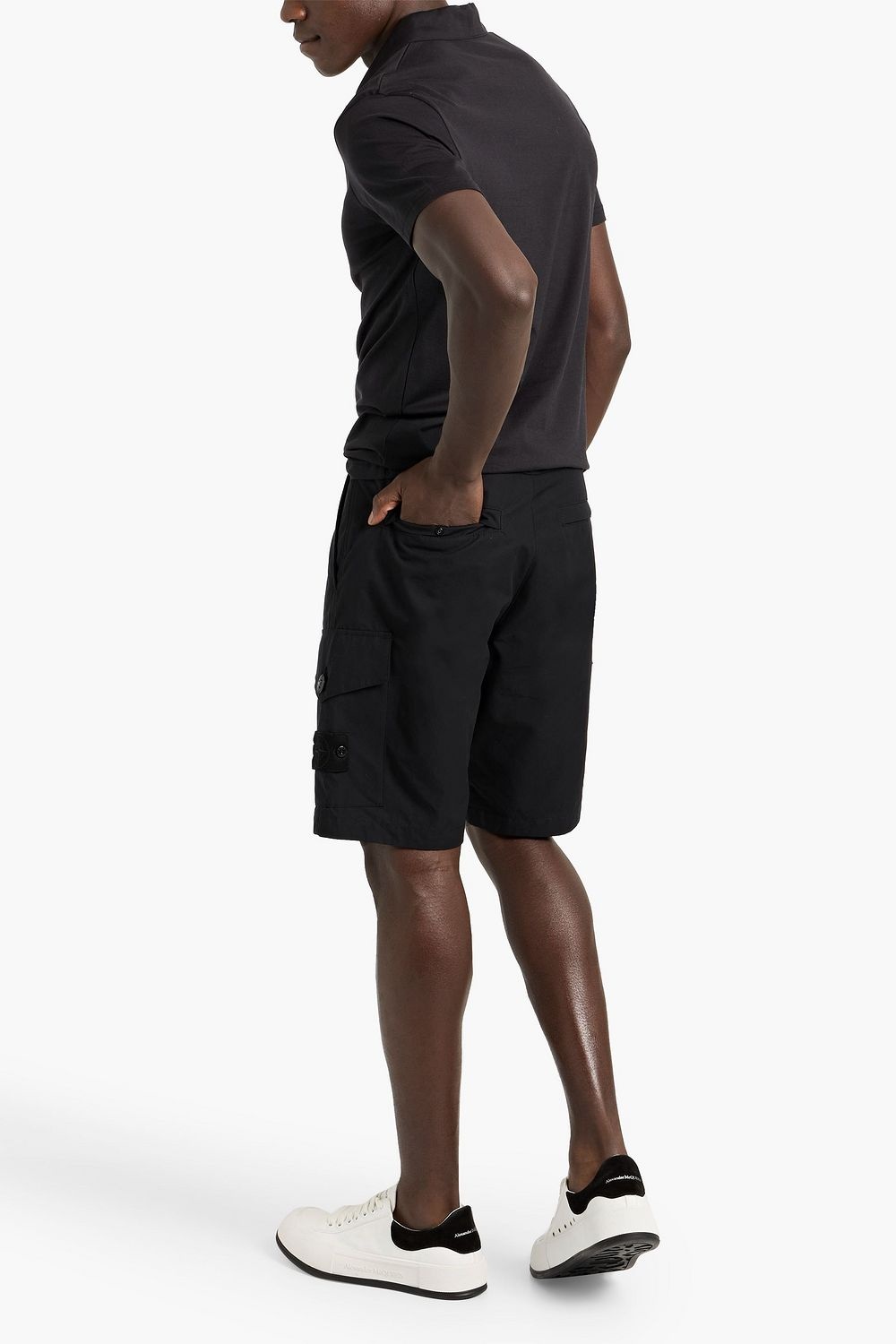 Stone Island Cotton-canvas Cargo Shorts - Detail 4