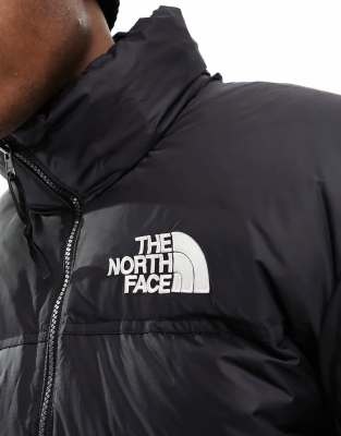 The North Face 1996 Retro Nuptse down puffer jacket in black - Detail 2
