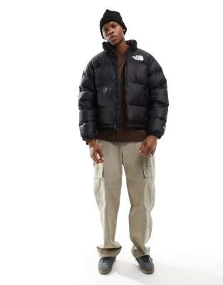 The North Face 1996 Retro Nuptse down puffer jacket in black - Detail 4