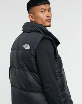 The North Face 1996 Retro Nuptse down puffer vest in black - Detail 2