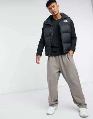The North Face 1996 Retro Nuptse down puffer vest in black - Detail 4