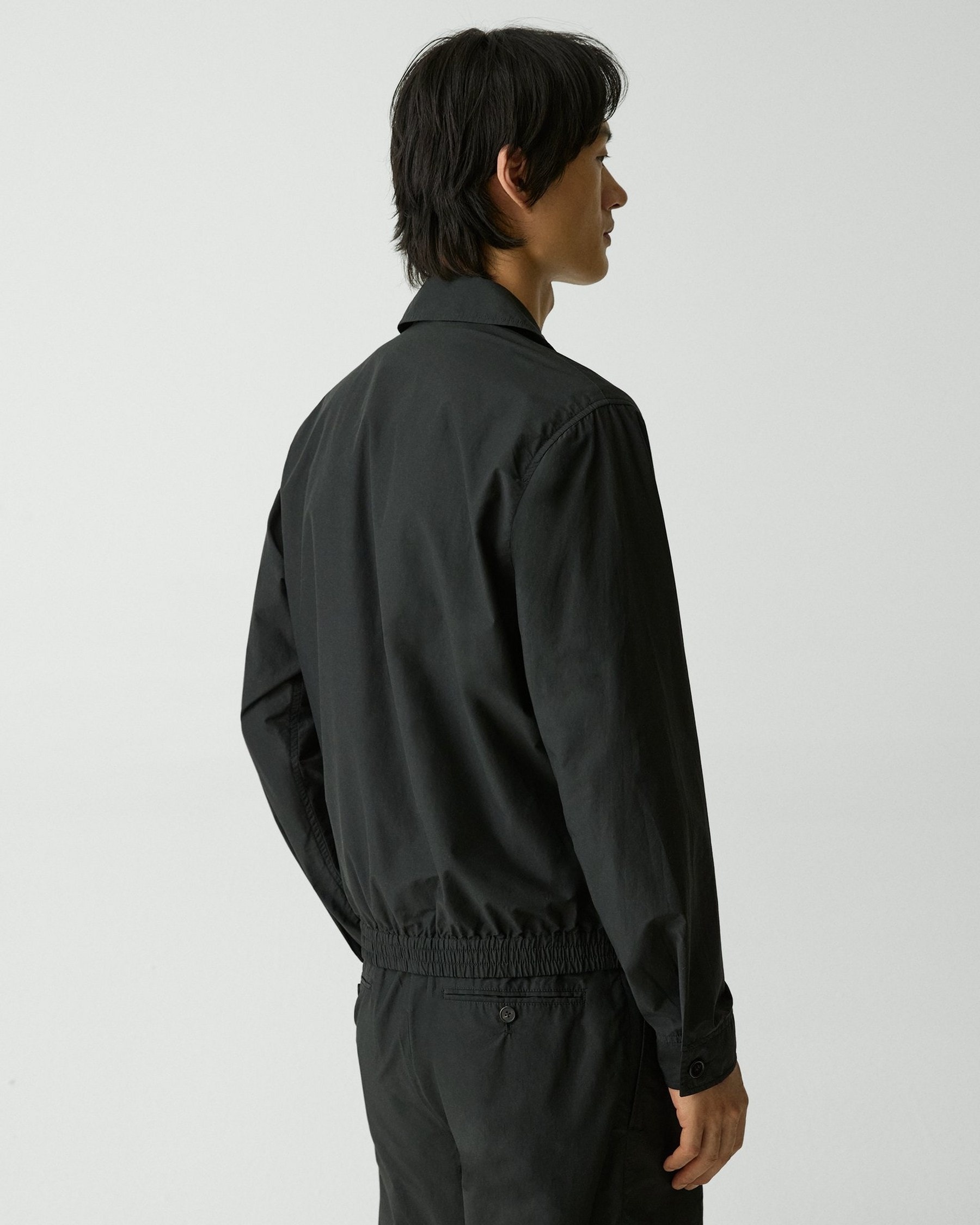 Theory Blouson Zip Jacket in Cotton-Blend - Detail 4