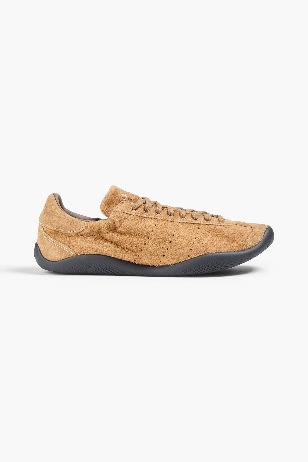 Karintha perforated suede sneakers