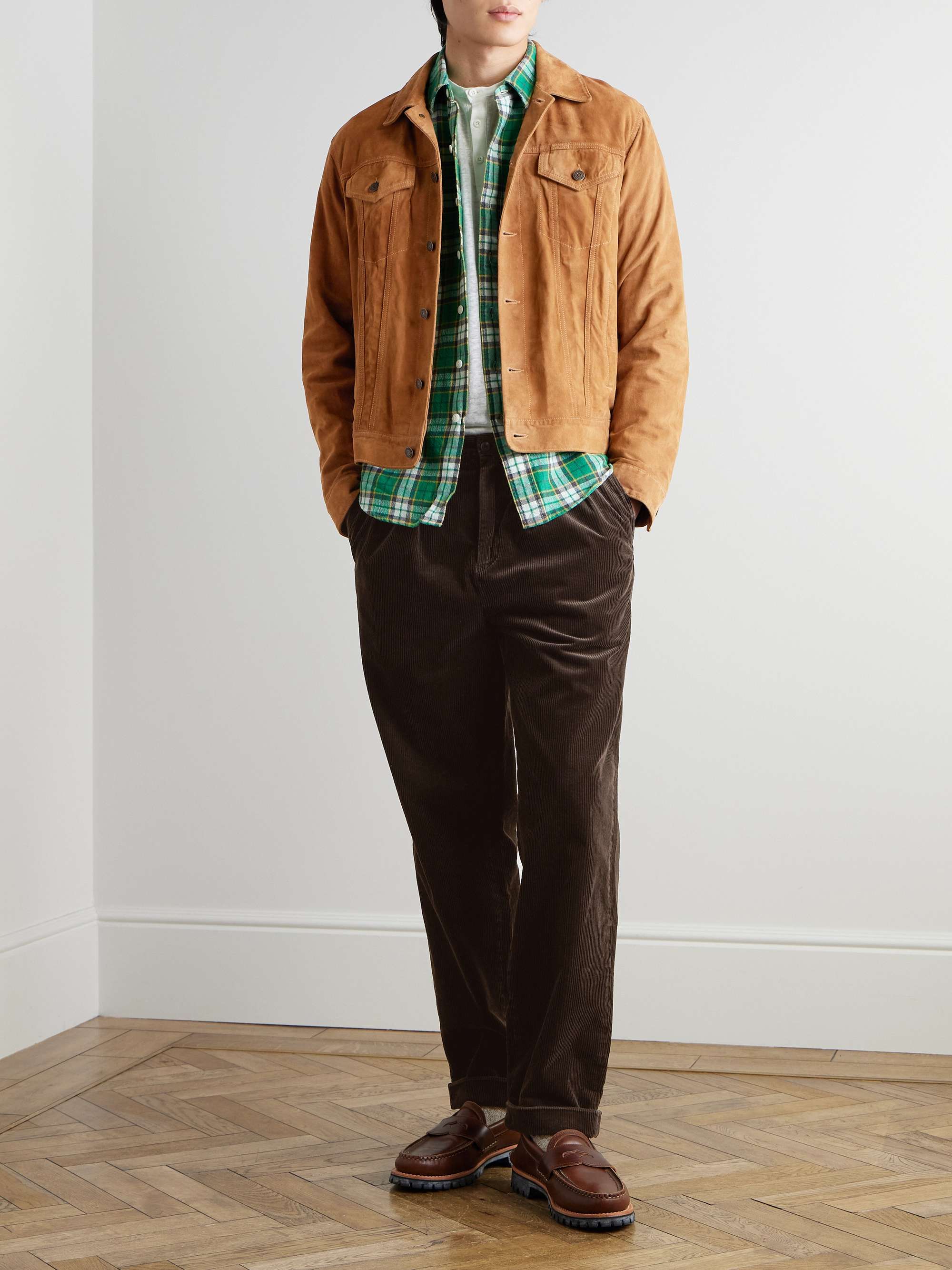 Polo Ralph Lauren Polo Country Logo-Print Suede Jacket - Detail 2